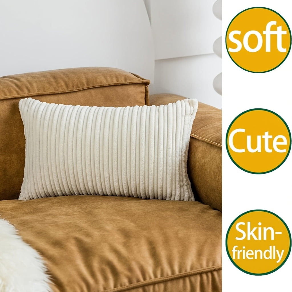 1\u002F2 Set of Mother And Striped Pillows, Corduroy Striped Pillows with High-Quality 3D Filling - Suitable for Sofas, Bedrooms, And Cars. Multi-Functional Machine Washable Decorative Pads with Multiple Sizes And Colors to Choose from