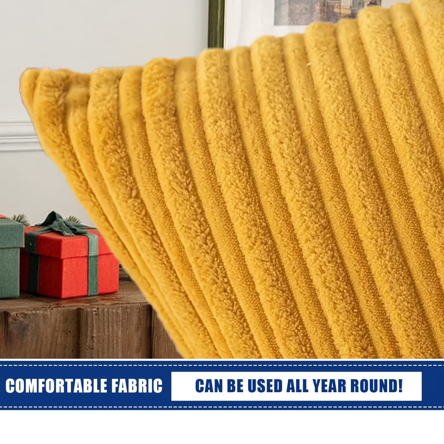 1\u002F2 Set of Mother And Striped Pillows, Corduroy Striped Pillows with High-Quality 3D Filling - Suitable for Sofas, Bedrooms, And Cars. Multi-Functional Machine Washable Decorative Pads with Multiple Sizes And Colors to Choose from